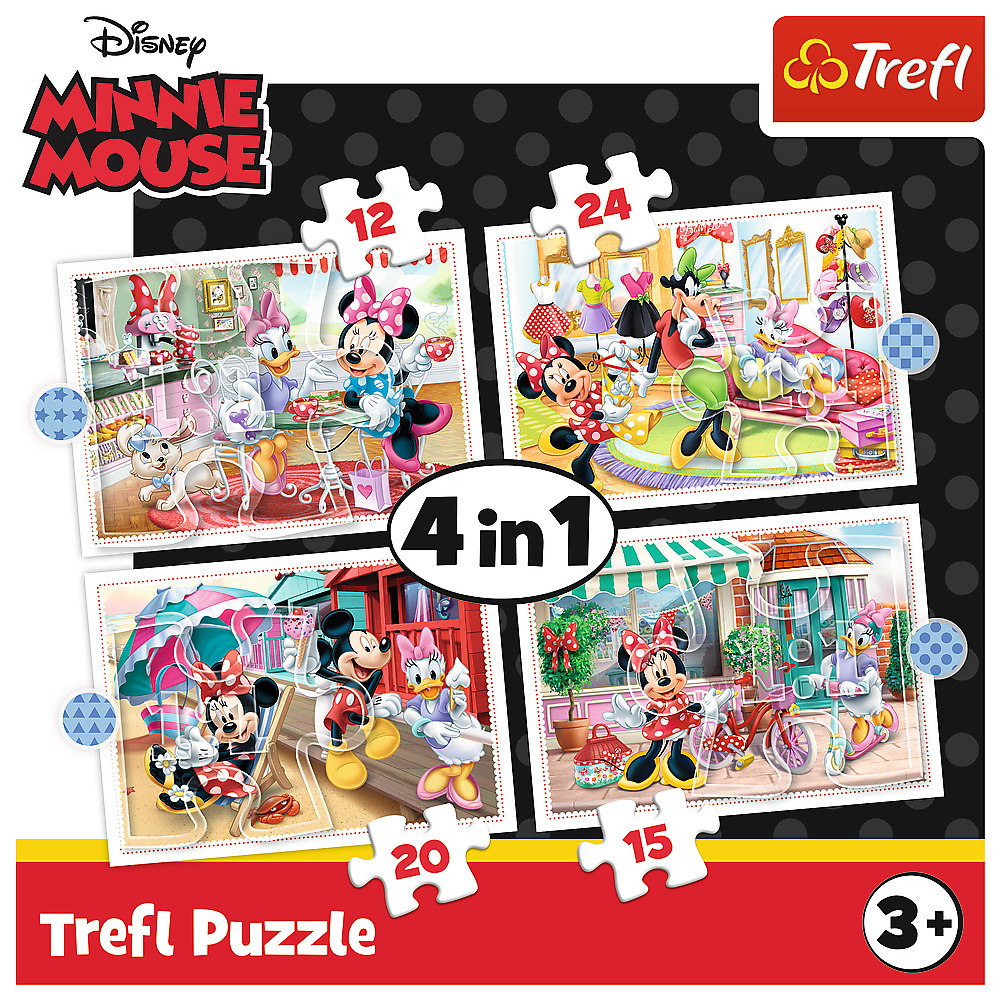 PUZZLE TREFL 4IN1 MINNIE MOUSE SI PRIETENII EI SuperHeroes ToysZone