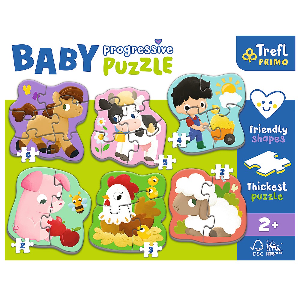 PUZZLE TREFL PRIMO BABY PROGRESSIVE FERMA SuperHeroes ToysZone