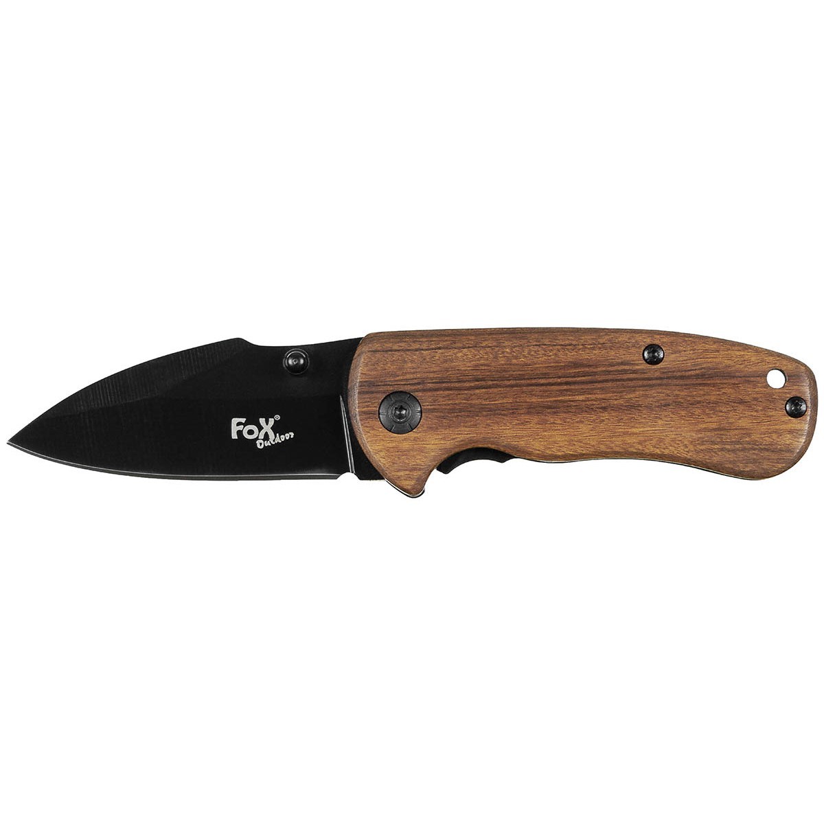 Briceag Fox Outdoor Jack knife compact, one hander, maner lemn OutsideGear Venture