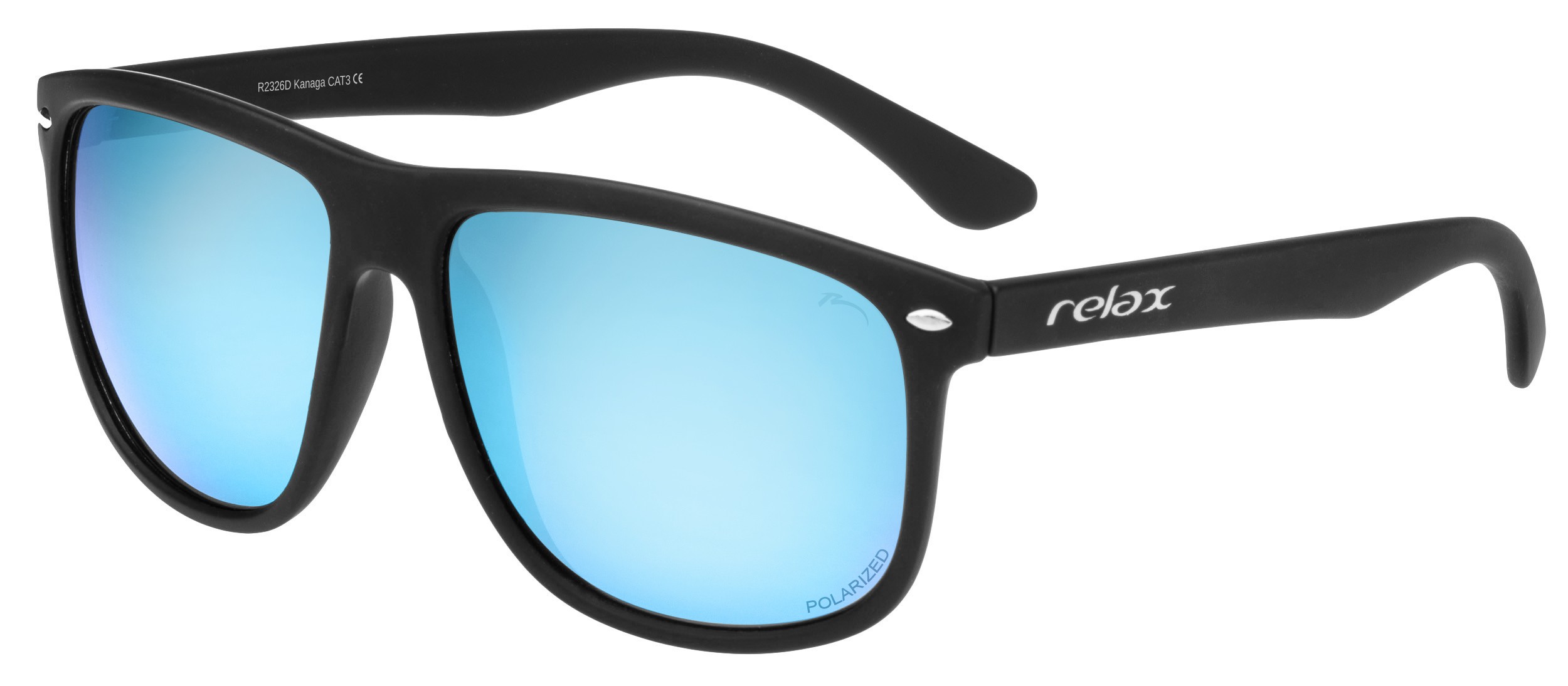 Ochelari de soare polarizati Relax Kanaga R2326D cu husa OutsideGear Venture