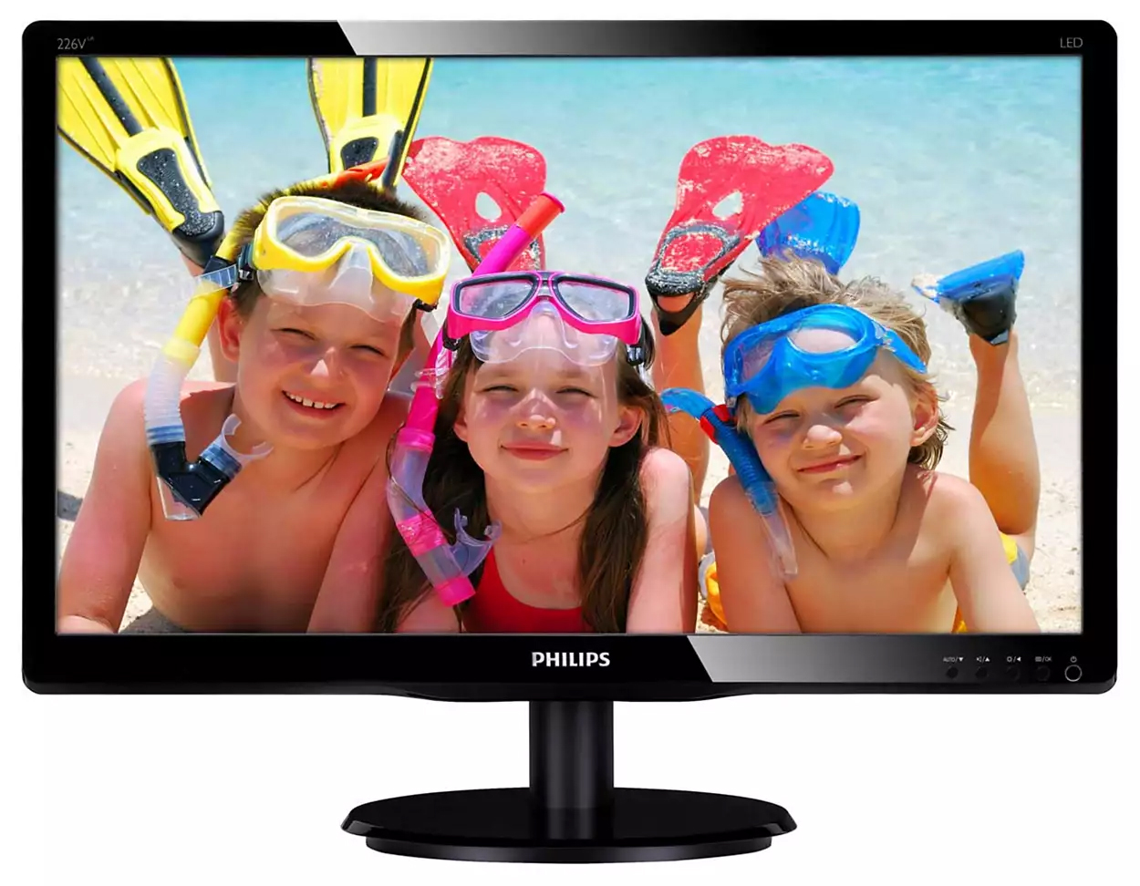Monitor Refurbished PHILIPS 226V4L, 22 Inch Full HD LCD, VGA, DVI NewTechnology Media