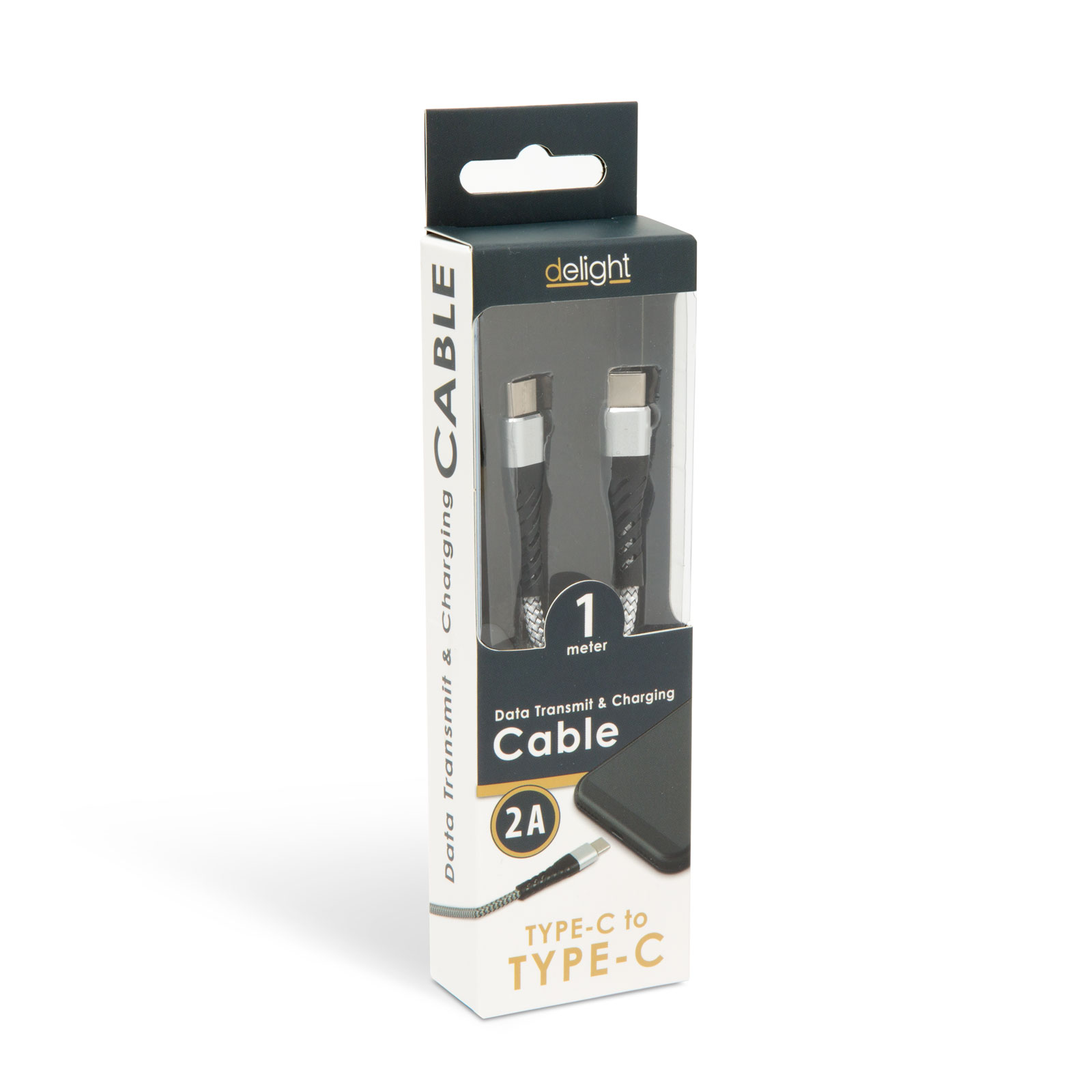 Cablu de date - Type-C - Type-C, alb - 1 m Best CarHome