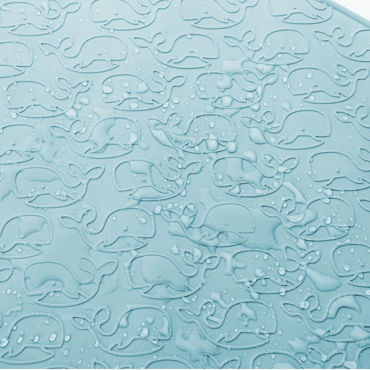 Covoras de baie antialunecare cu ventuze, din cauciuc natural, antibacterian, dreptunghiular, 97 x 36 cm, albastru, MyHappyBath Mat XL, Reer 76033 Children SafetyCare