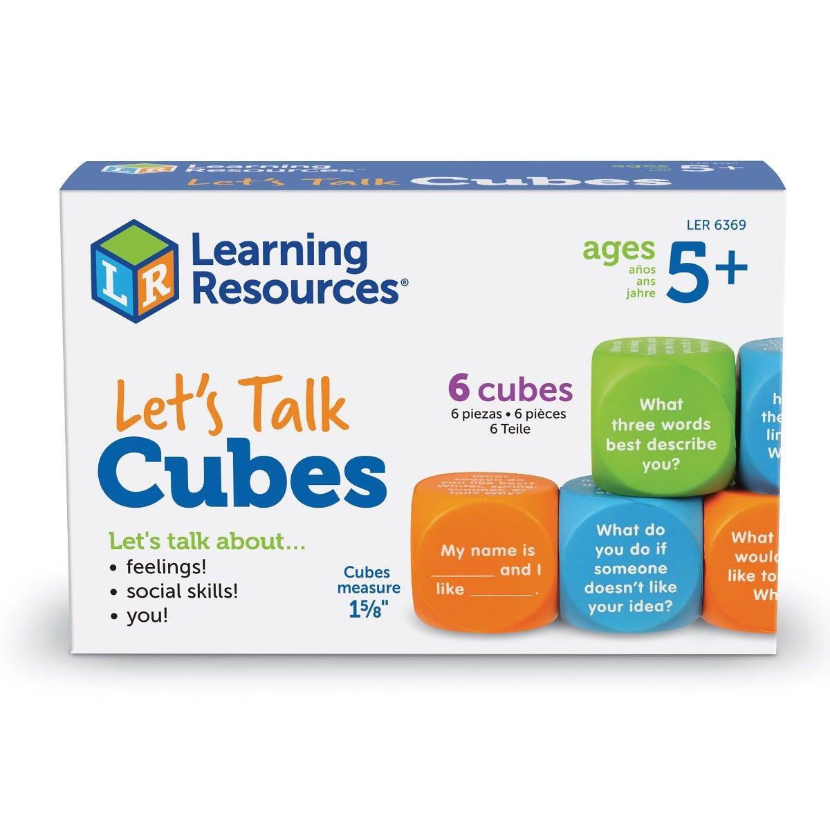 Cuburi pentru conversatii - Descoperim emotiile PlayLearn Toys
