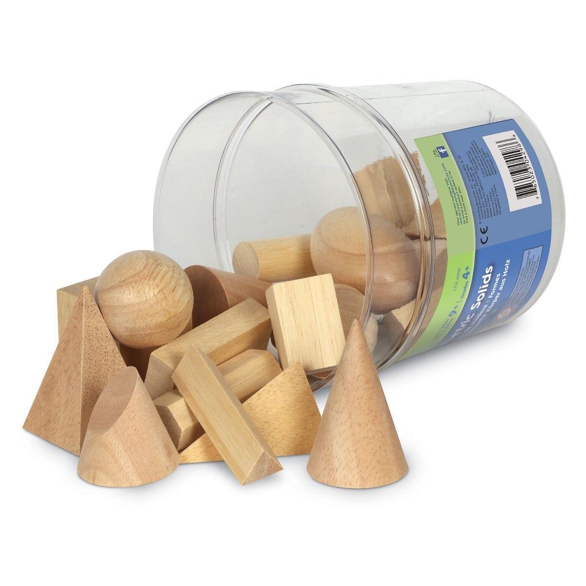 Forme geometrice din lemn (set 19) PlayLearn Toys