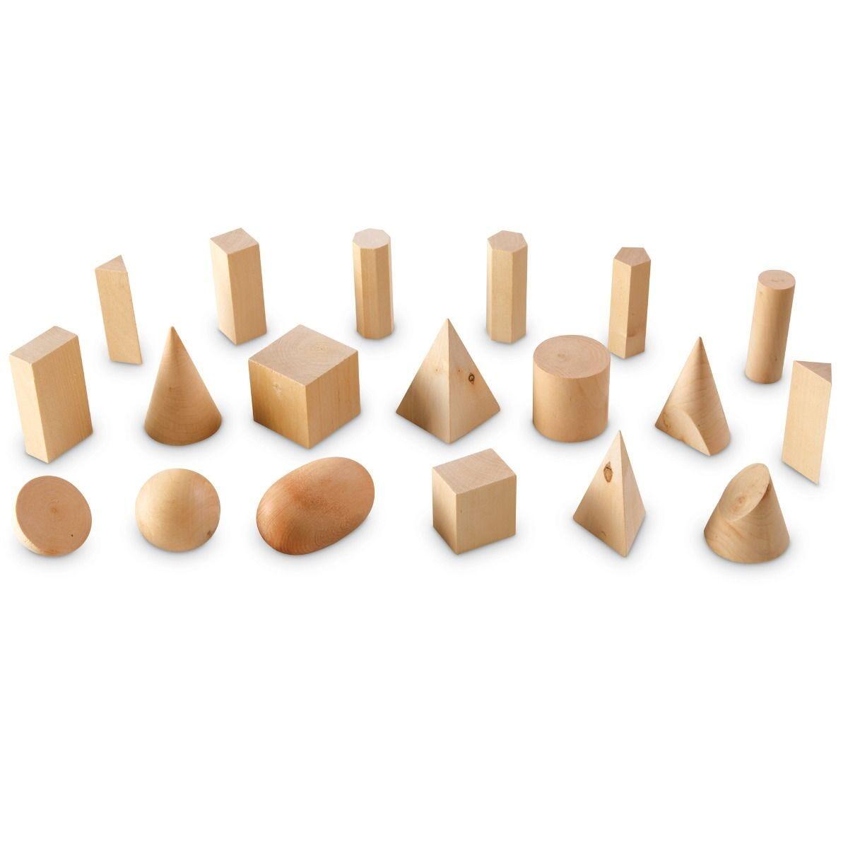 Forme geometrice din lemn (set 19) PlayLearn Toys