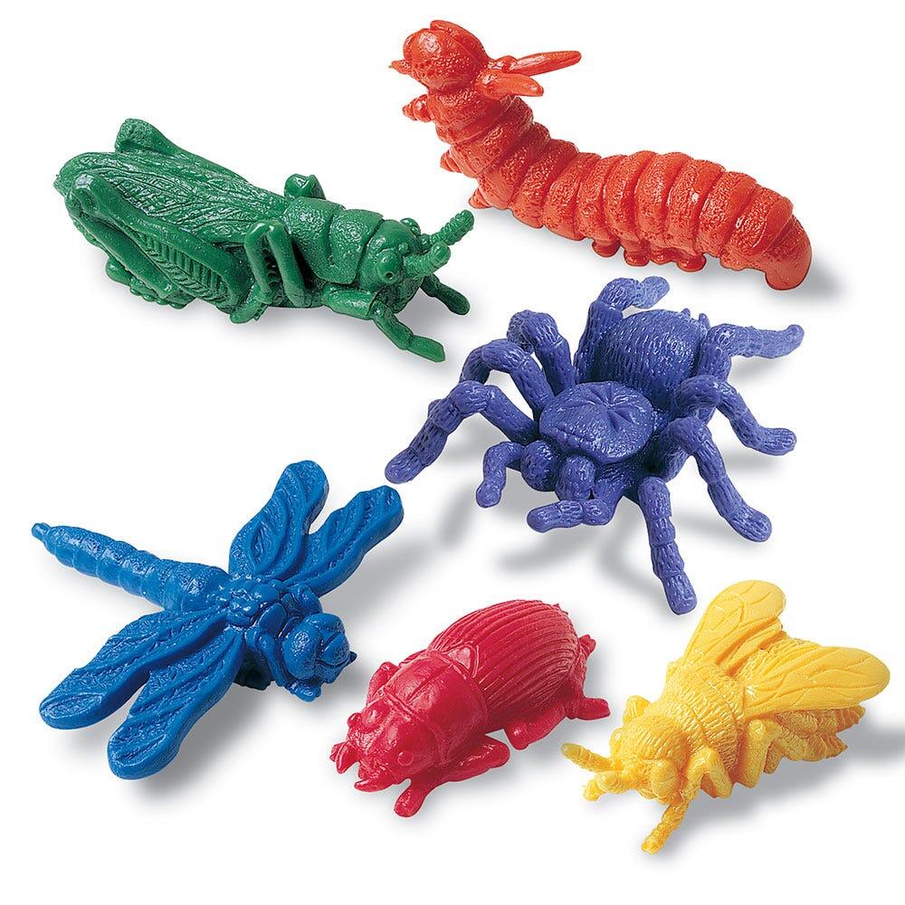 Insecte de gradina pentru numarat - set 72 buc PlayLearn Toys
