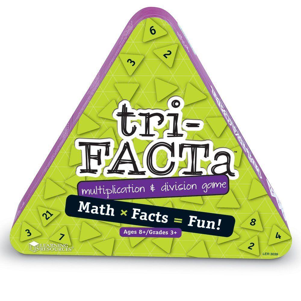 Joc de matematica tri-FACTa - Inmultiri si impartiri PlayLearn Toys