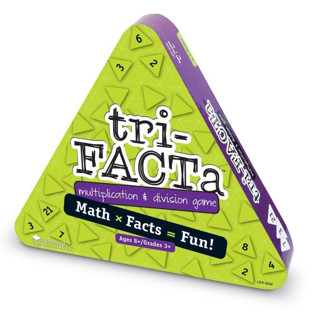Joc de matematica tri-FACTa - Inmultiri si impartiri PlayLearn Toys