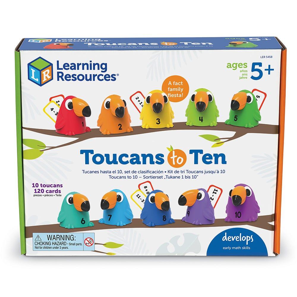 Joc matematic - Pasari tropicale PlayLearn Toys