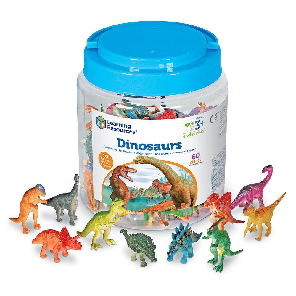 Set pentru sortat - Dinozauri jucausi (60 piese) PlayLearn Toys