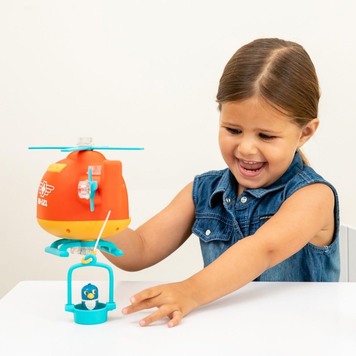 Bormasina Magica - Elicopterul de salvare PlayLearn Toys