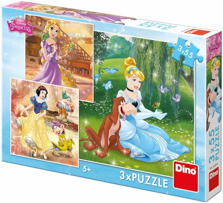 Puzzle 3 in 1 - Printese jucause (55 piese) PlayLearn Toys