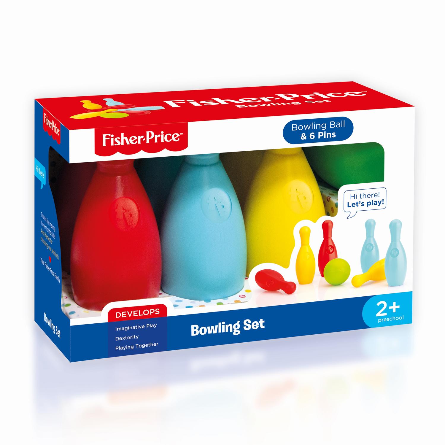 Set bowling colorat PlayLearn Toys