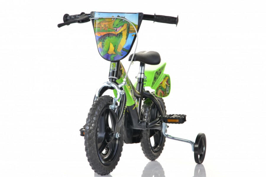 Bicicleta copii 12'' Dinozaur T-Rex PlayLearn Toys