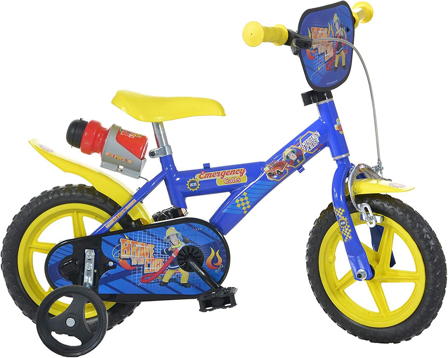 Bicicleta copii 12'' Pompierul Sam PlayLearn Toys