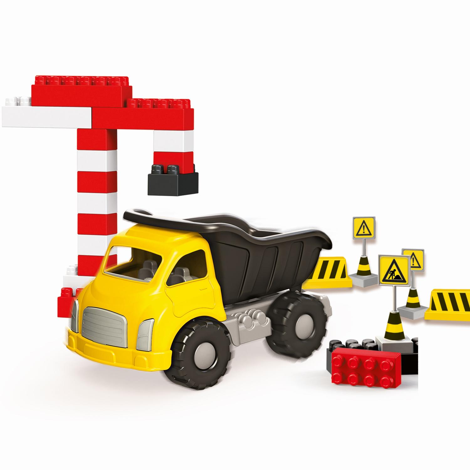 Camion si cuburi de construit - 40 piese PlayLearn Toys