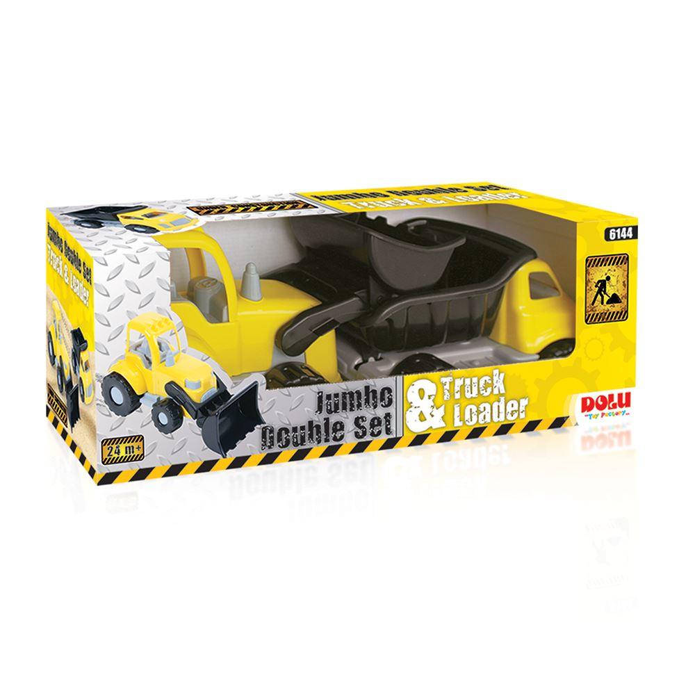 Camion si excavator PlayLearn Toys