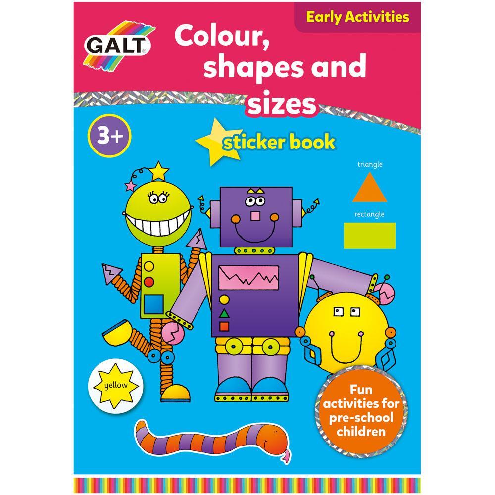 Carte de colorat - Culori, Forme si Dimensiuni PlayLearn Toys