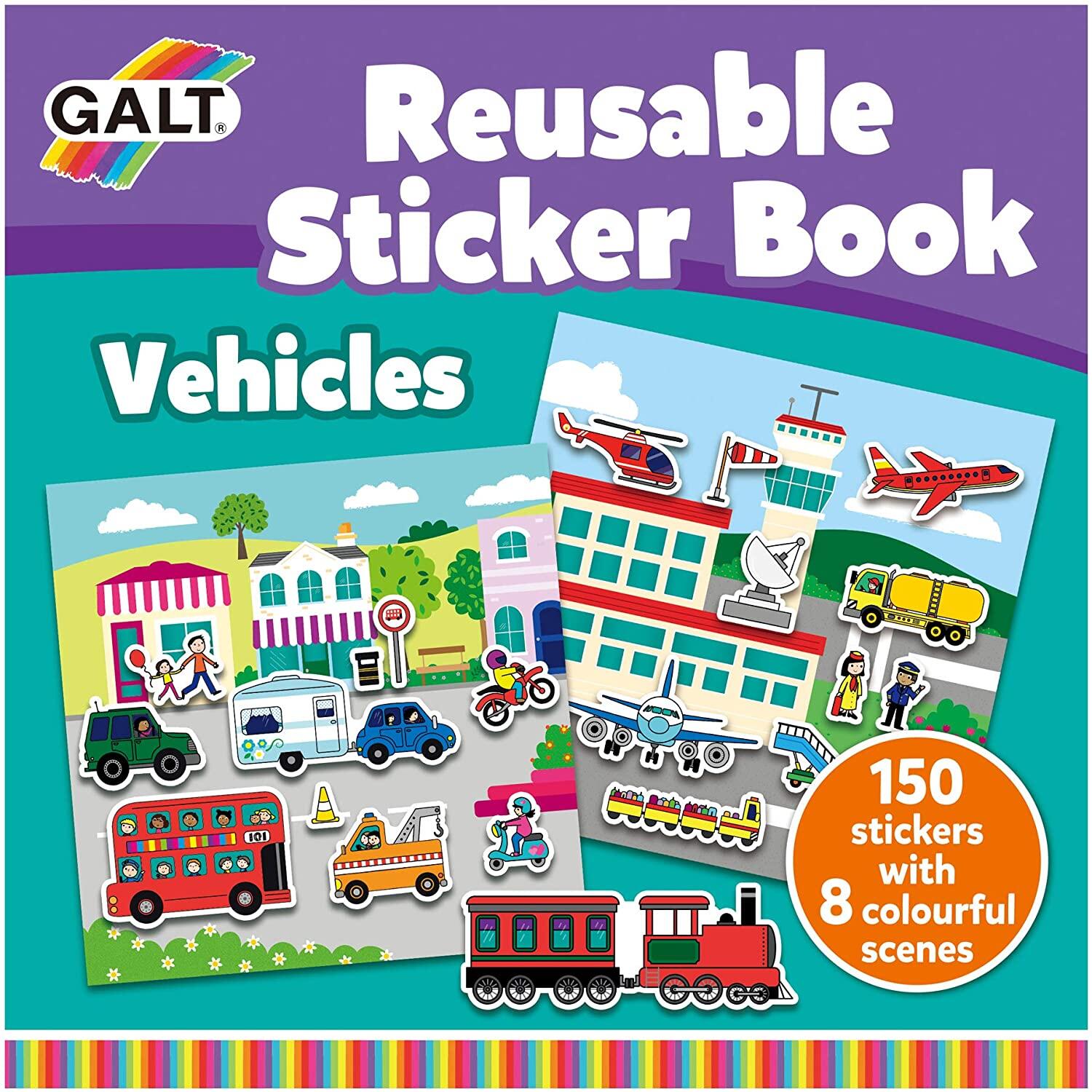 Cartea mea cu stickere - Vehicule PlayLearn Toys