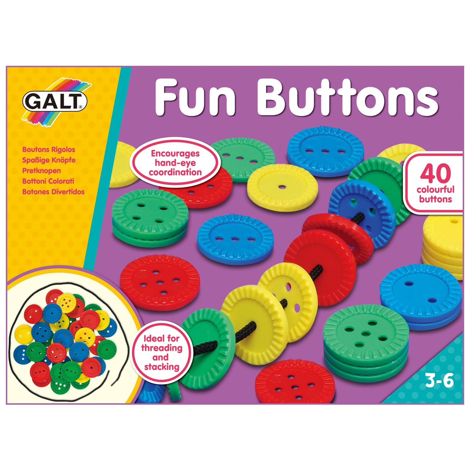 Joc de indemanare Fun Buttons PlayLearn Toys