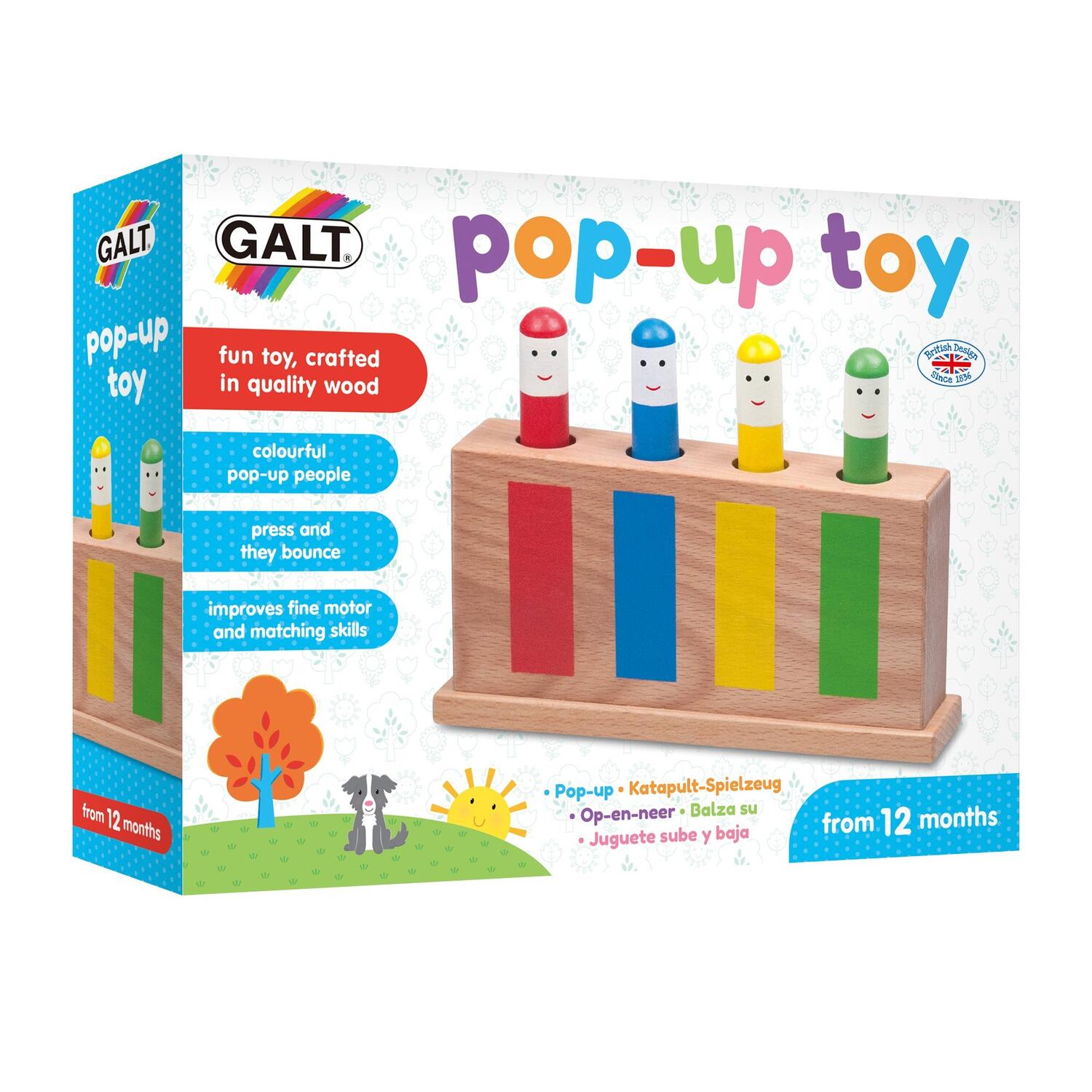 Jucarie din lemn Pop-Up PlayLearn Toys