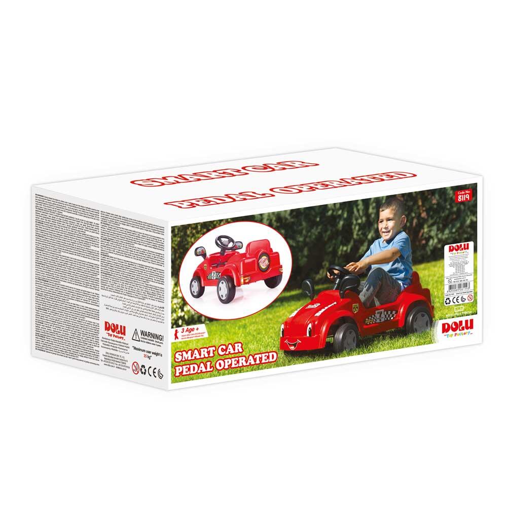 Masina Smart cu pedale rosie PlayLearn Toys
