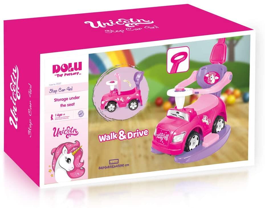 Masinuta 4 in 1 - Step car Unicorn PlayLearn Toys