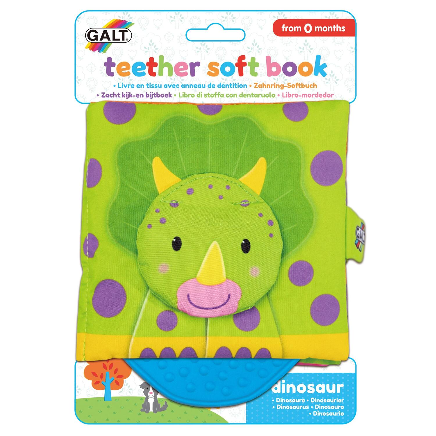 Soft book - Carticica moale Dinozaur PlayLearn Toys