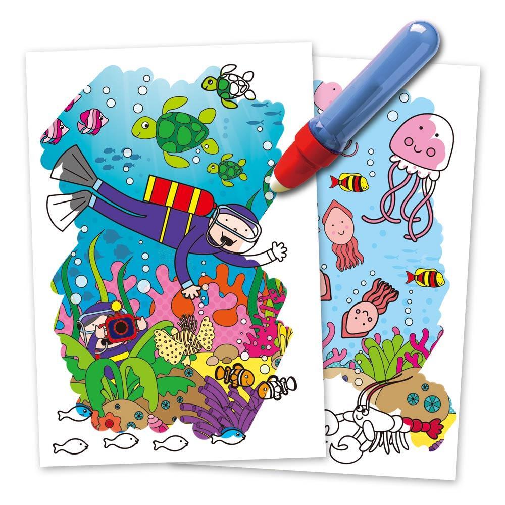 Water Magic: Carte de colorat Lumea acvatica PlayLearn Toys