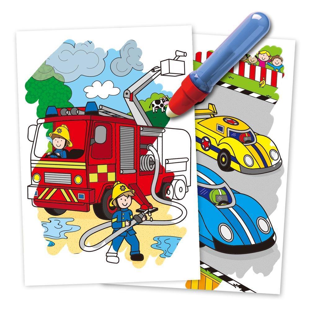 Water Magic: Carte de colorat Vehicule PlayLearn Toys