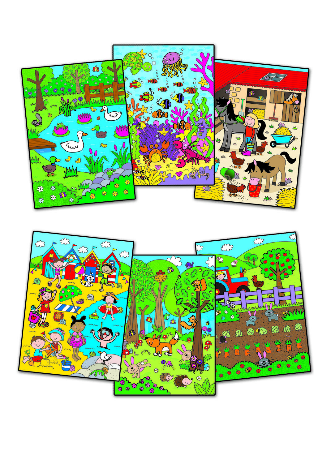 Water Magic: Carte de colorat Who's Hiding? PlayLearn Toys