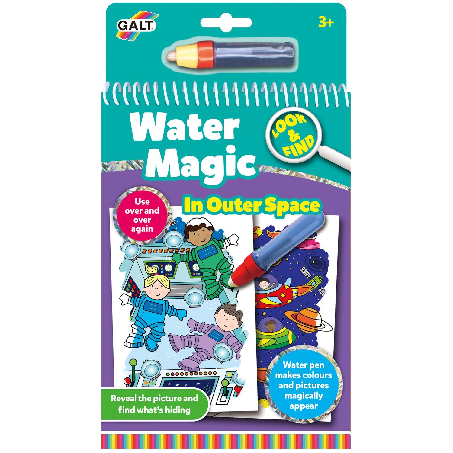 Water magic: Carte de colorat Spatiu PlayLearn Toys