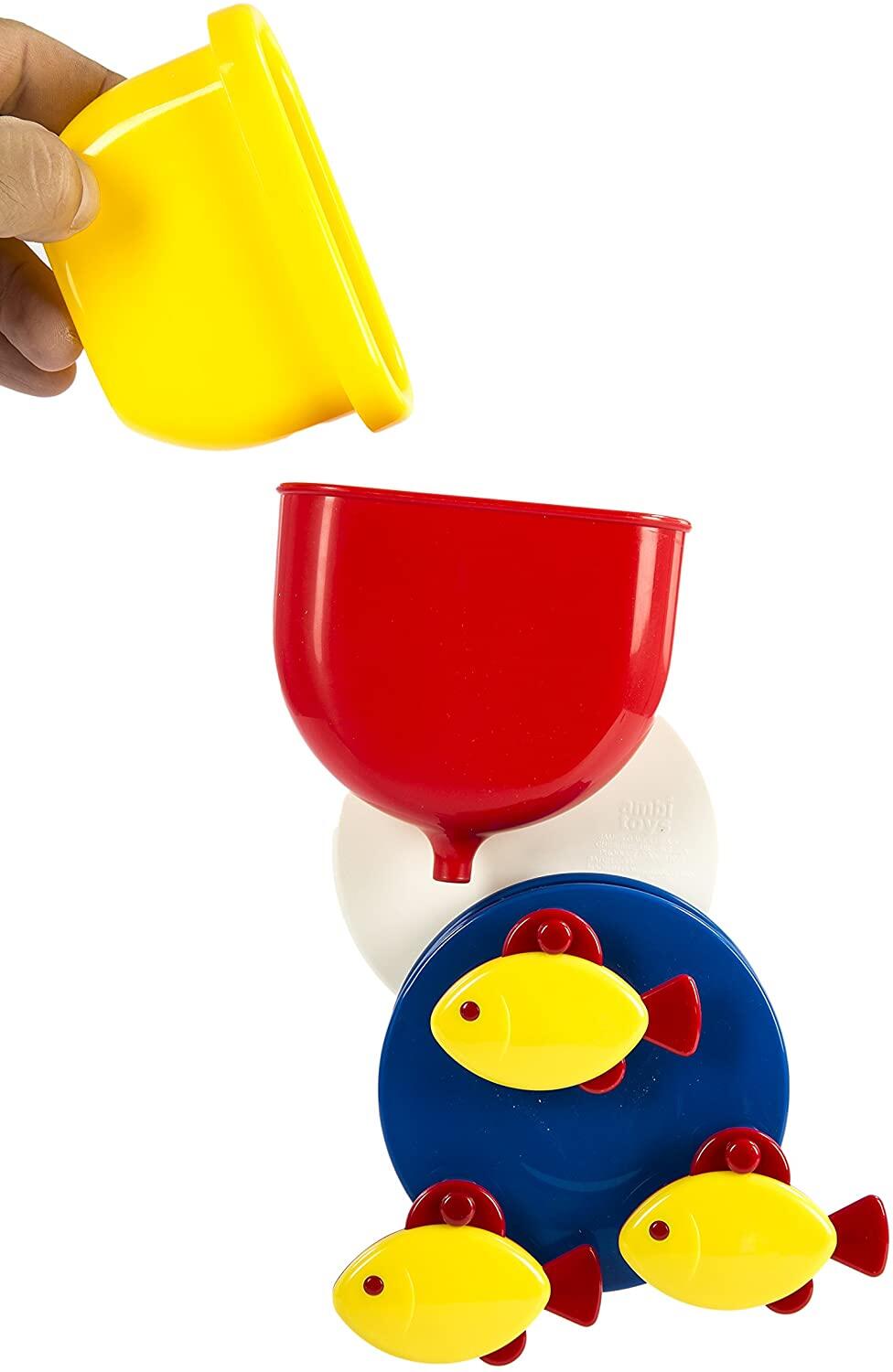 Jucarie pentru baie - Cursa pestisorilor PlayLearn Toys