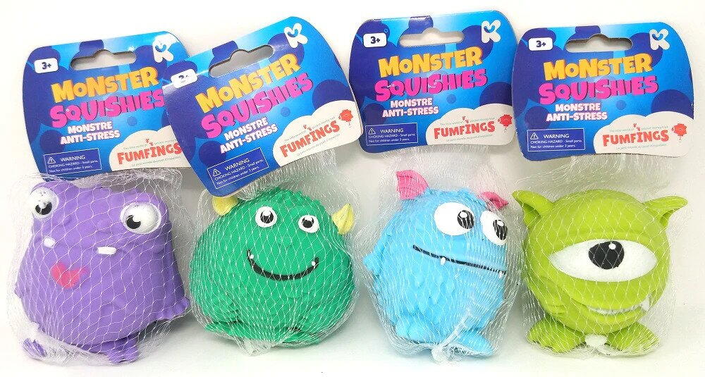 Jucarie Squishy - Monstrulet prietenos PlayLearn Toys