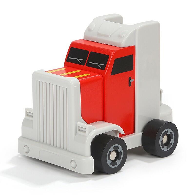 Camion cu platforma auto PlayLearn Toys