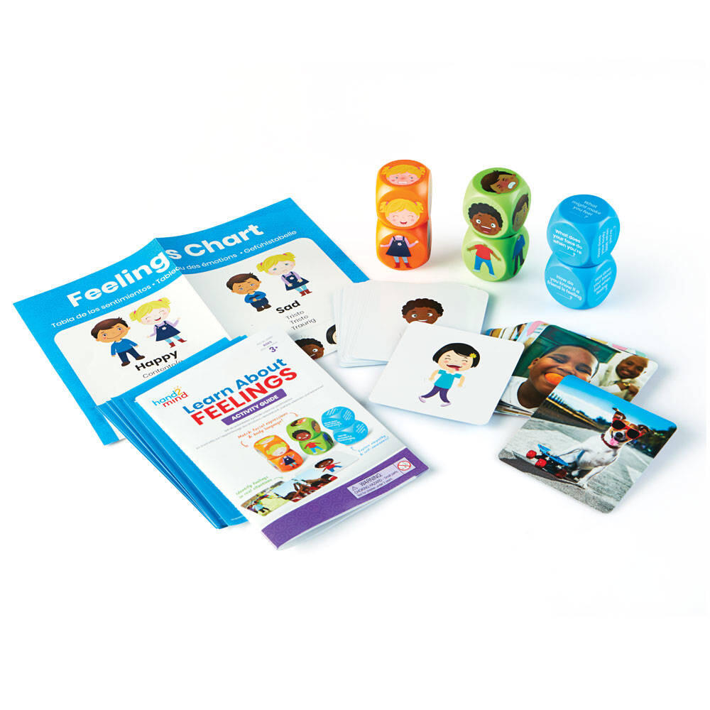Cuburi pentru conversatii - Invata totul despre emotii PlayLearn Toys