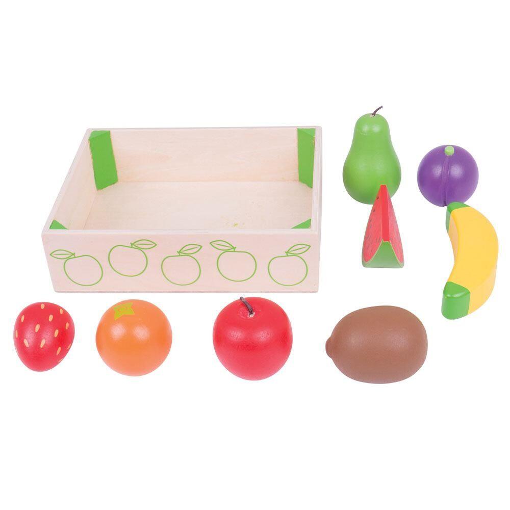 Cutiuta cu fructe din lemn PlayLearn Toys