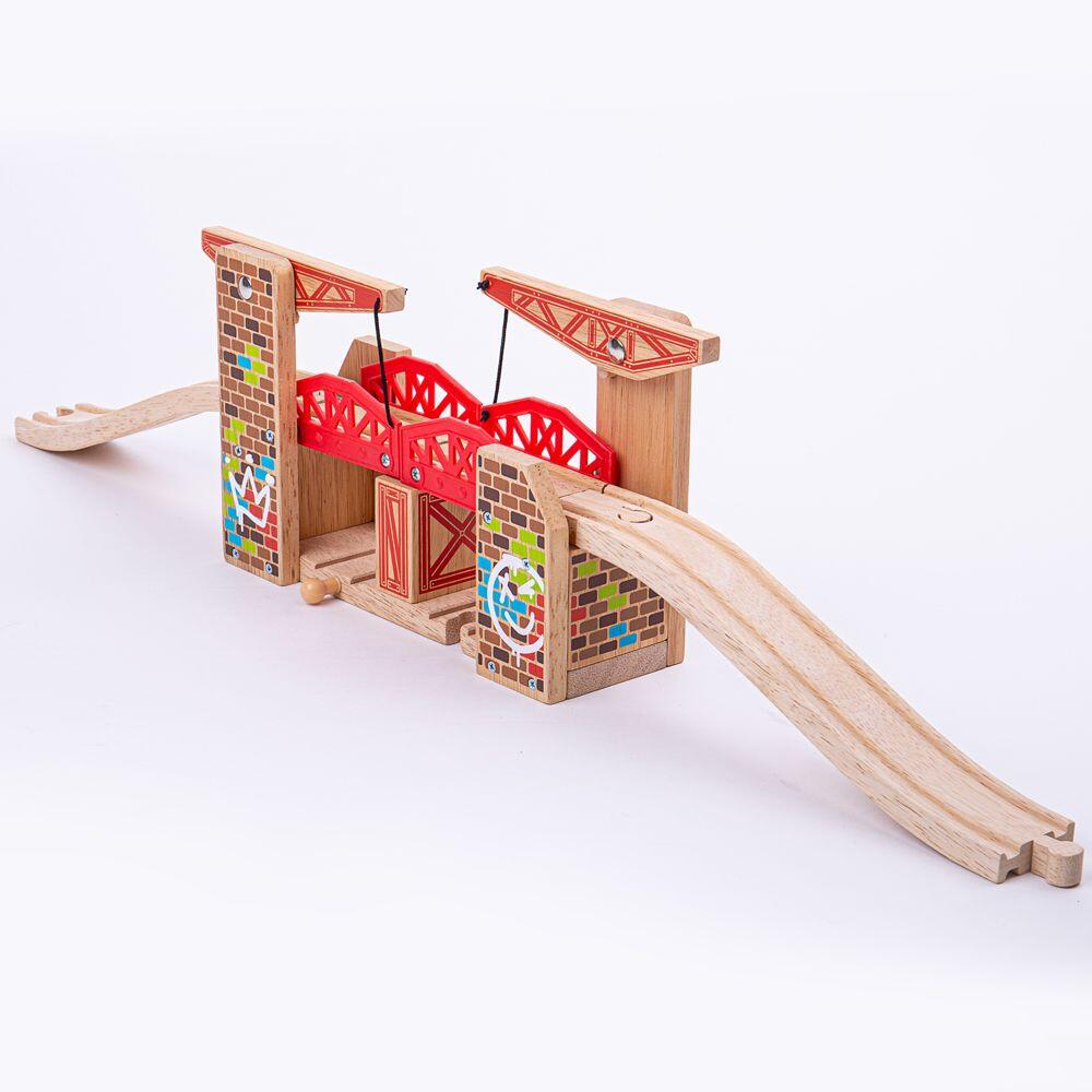 Pod mobil din lemn - Graffiti PlayLearn Toys