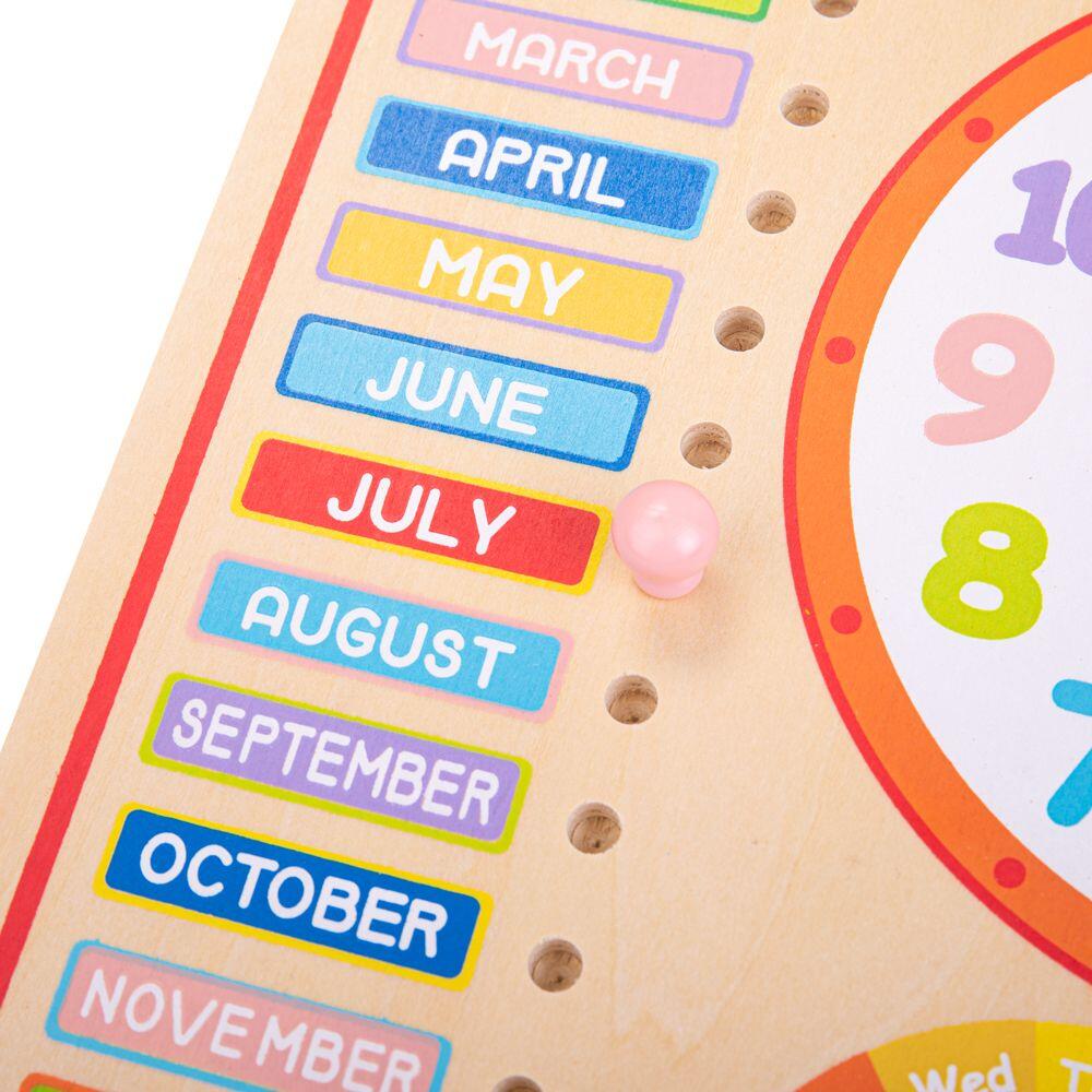 Calendar luni, zile, data si ora PlayLearn Toys