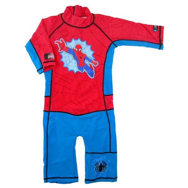 Costum de baie Spiderman marime 98-104 protectie UV Swimpy for Your BabyKids