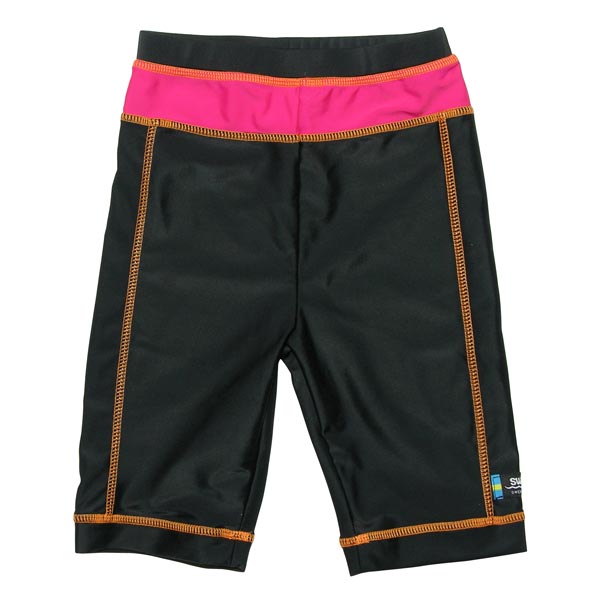 Pantaloni de baie pink black marime 92- 104 protectie UV Swimpy for Your BabyKids