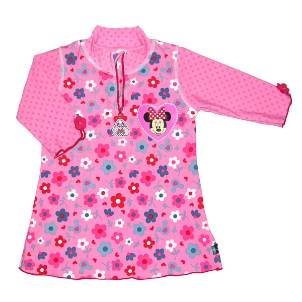 Tricou de baie Minnie Mouse marime 110-116 protectie UV Swimpy for Your BabyKids