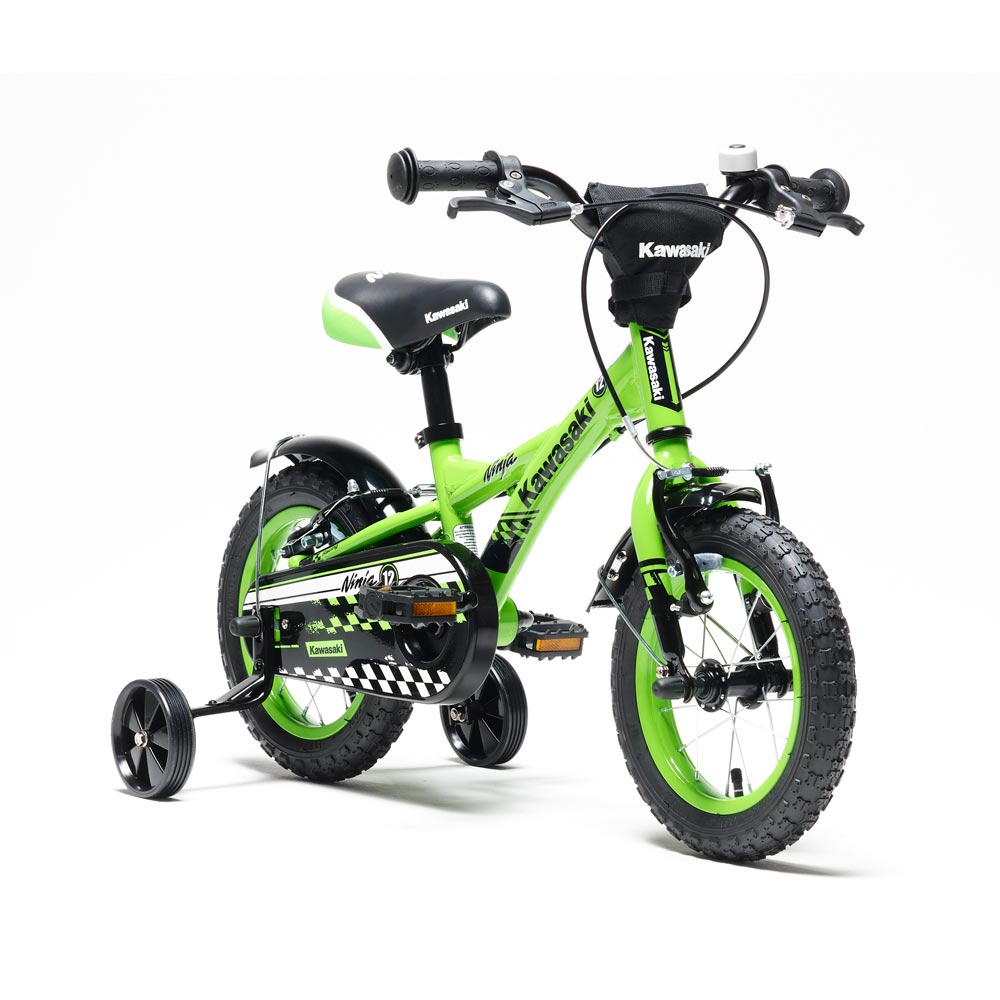 Bicicleta copii Kawasaki NINJA 12 green by Merida Italy for Your BabyKids