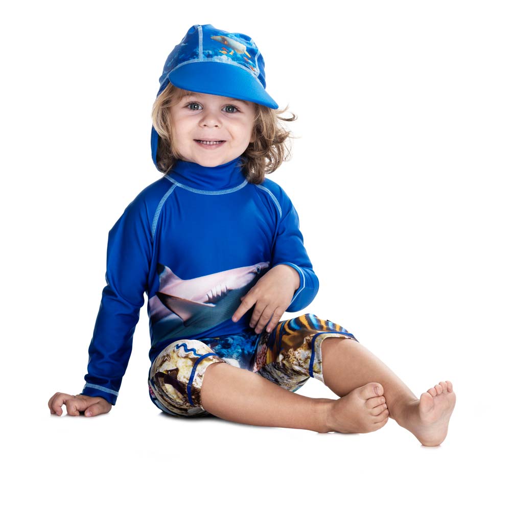 Costum de baie Coral Reef marime 74- 80 protectie UV Swimpy for Your BabyKids