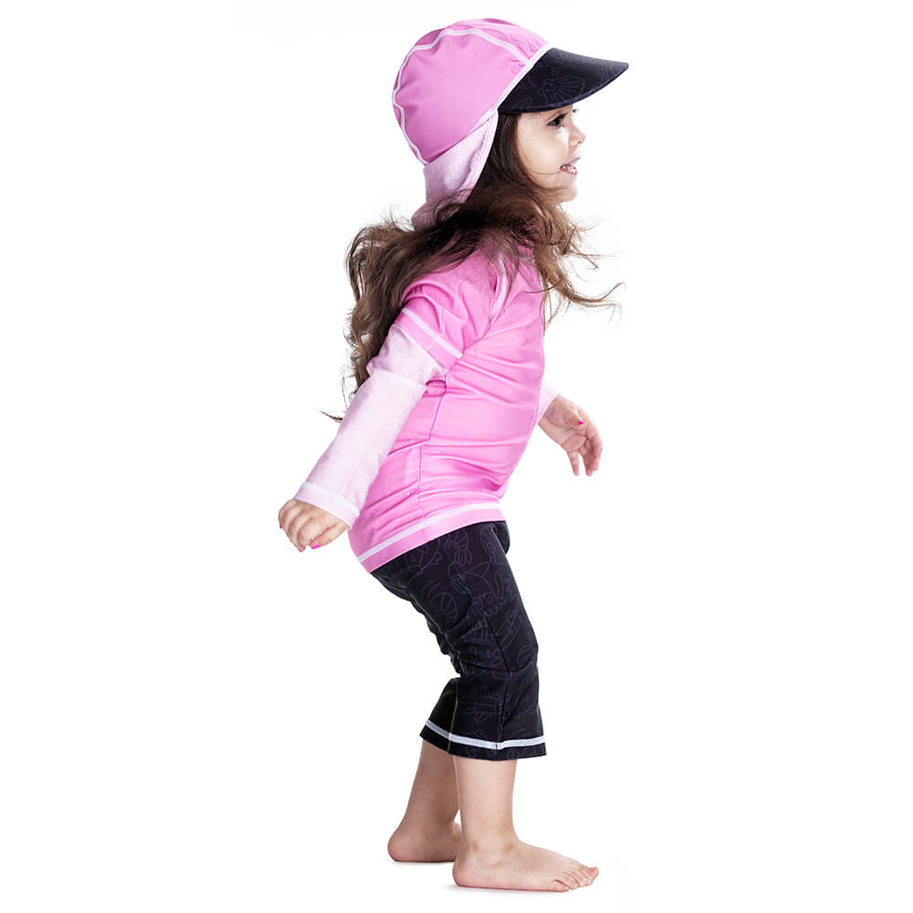 Costum de baie Pink Ocean marime 62- 68 protectie UV Swimpy for Your BabyKids