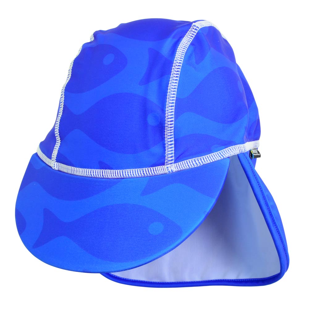 Sapca Fish blue 1- 2 ani protectie UV Swimpy for Your BabyKids