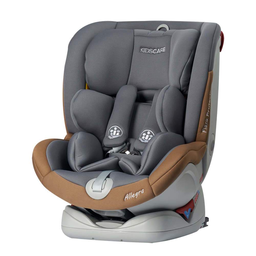Scaun auto Allegra rotativ cu Isofix 0-36kg gri KidsCare for Your BabyKids
