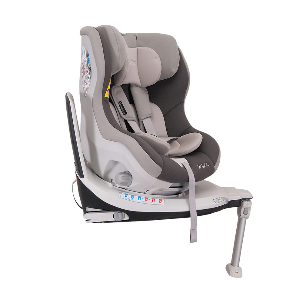 Scaun auto MOKKA rotativ 360 grade cu ISOFIX 0-18 kg Gri Coletto for Your BabyKids