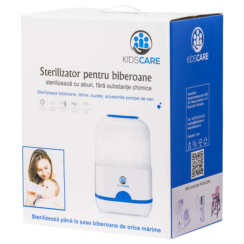 Sterilizator electric pentru 6 biberoane KidsCare KC108 for Your BabyKids